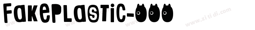FakePlastic字体转换