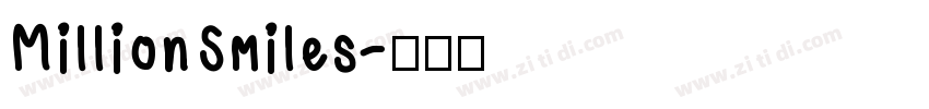MillionSmiles字体转换