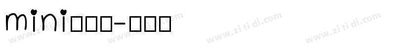 mini小辣条字体转换
