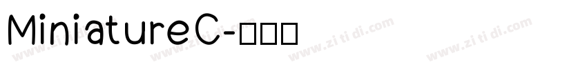 MiniatureC字体转换
