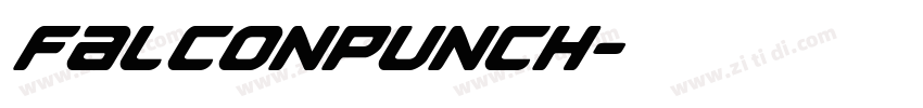 FalconPunch字体转换