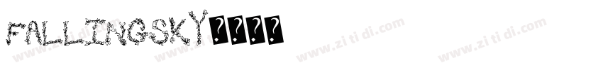 Fallingsky字体转换