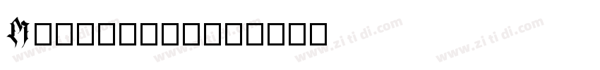 Misans-bold字体转换