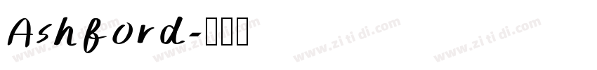 Ashford字体转换