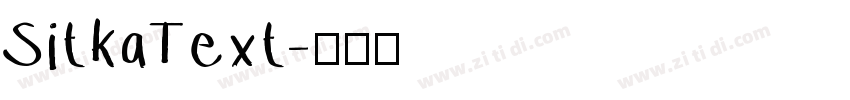 SitkaText字体转换