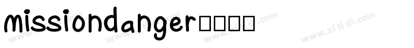 missiondanger字体转换