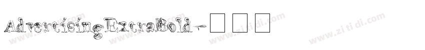 AdvertisingExtraBold字体转换