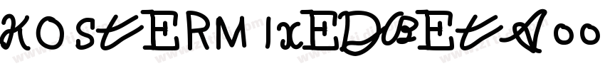 KosterMixedBeta001字体转换