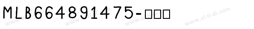 MLB664891475字体转换