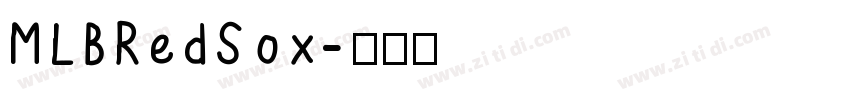 MLBRedSox字体转换