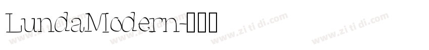 LundaModern字体转换
