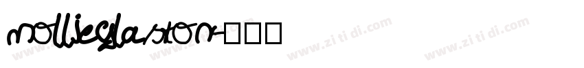 mollieglaston字体转换