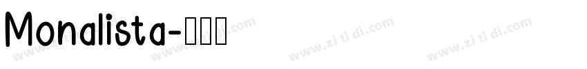 Monalista字体转换