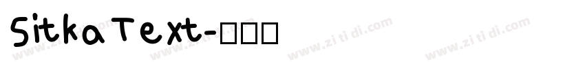 SitkaText字体转换