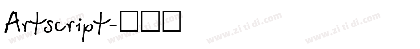 Artscript字体转换