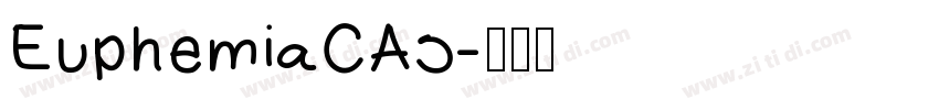 EuphemiaCAs字体转换