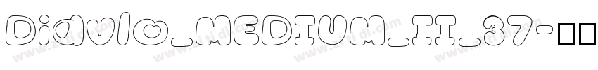 Diavlo_MEDIUM_II_37字体转换