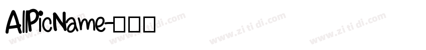 AllPicName字体转换