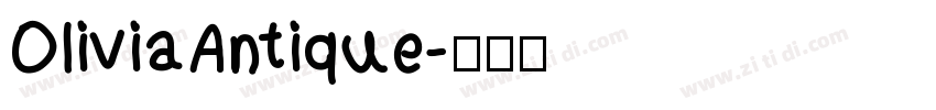 OliviaAntique字体转换