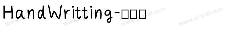 HandWritting字体转换