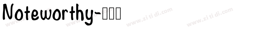 Noteworthy字体转换