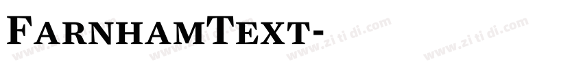 FarnhamText字体转换