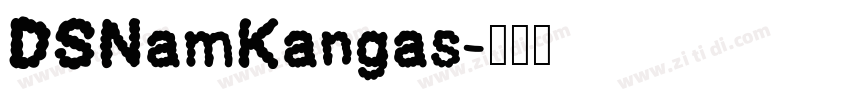 DSNamKangas字体转换