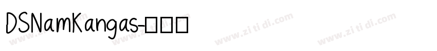 DSNamKangas字体转换