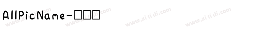 AllPicName字体转换