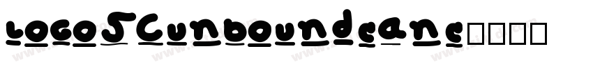 logoSCunboundsans字体转换