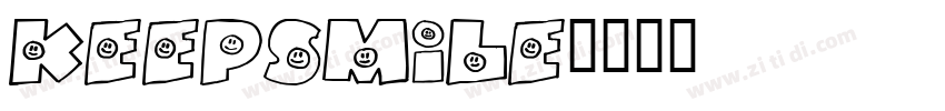 keepsmile字体转换