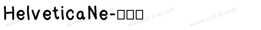 HelveticaNe字体转换