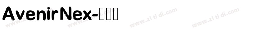 AvenirNex字体转换