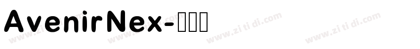 AvenirNex字体转换
