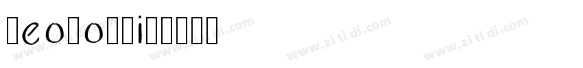 NeoGothis字体转换