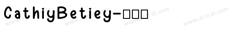 CathiyBetiey字体转换