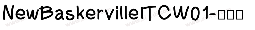 NewBaskervilleITCW01字体转换