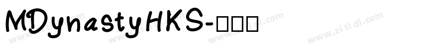 MDynastyHKS字体转换