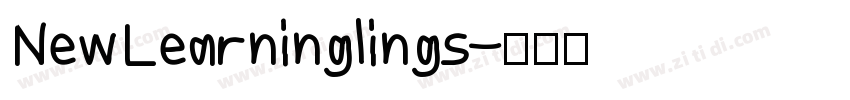 NewLearninglings字体转换