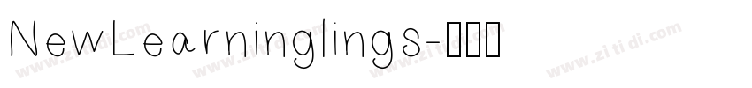 NewLearninglings字体转换