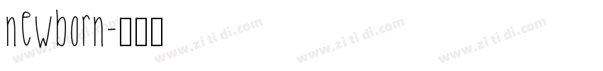 newborn字体转换