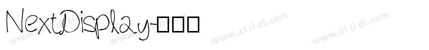 NextDisplay字体转换