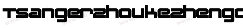TsangerZhoukeZhengd字体转换