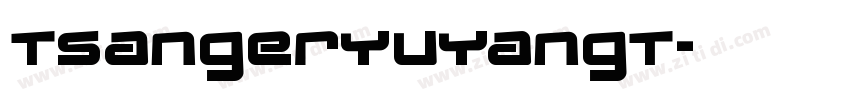 TsangerYuYangT字体转换