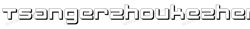 TsangerZhoukeZhengd字体转换