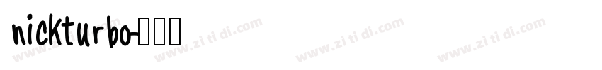 nickturbo字体转换