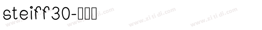 steiff30字体转换