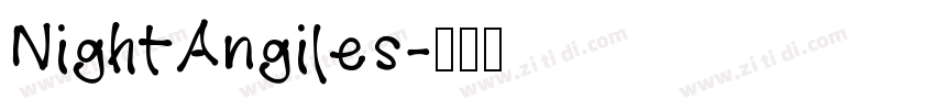 NightAngiles字体转换