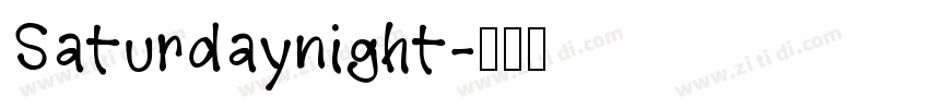 Saturdaynight字体转换