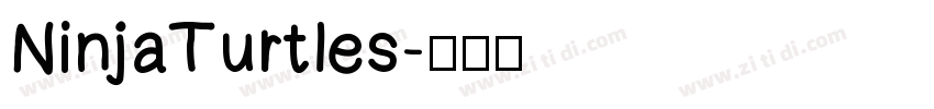 NinjaTurtles字体转换